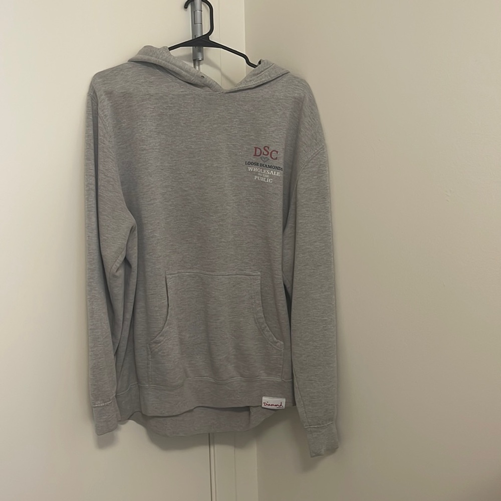 Loose Diamond Club Grey Sweatshirt